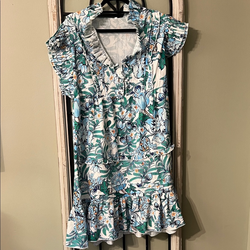 Floral Ruffle Dress